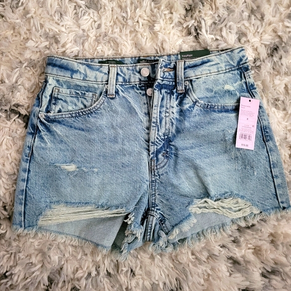 wild fable Pants - Women's High Rise Easy Rigid Cut Off Jean Shorts